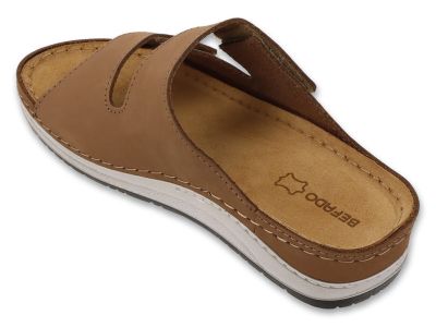 Дамски ортопедични чехли Befado Home & Go 158D305, Кафяви
