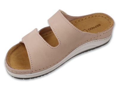 Дамски ортопедични чехли Befado Home & Go 158D306, Бежови