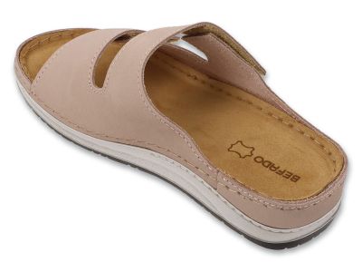 Дамски ортопедични чехли Befado Home & Go 158D306, Бежови