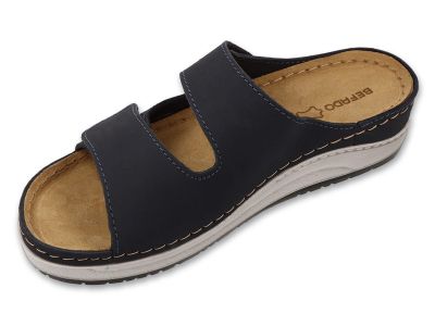 Дамски ортопедични чехли Befado Home & Go 158D304, Тъмносини