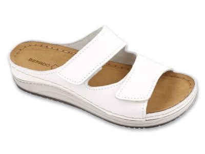 Дамски ортопедични чехли Befado Home & Go 158D307, Бели