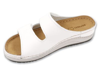 Дамски ортопедични чехли Befado Home & Go 158D307, Бели
