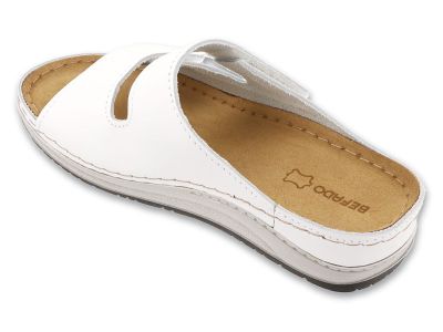 Дамски ортопедични чехли Befado Home & Go 158D307, Бели