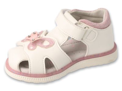 Бебешки анатомични обувки за момиче Befado Wingy 170P117, Бели