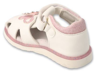 Бебешки анатомични обувки за момиче Befado Wingy 170P117, Бели