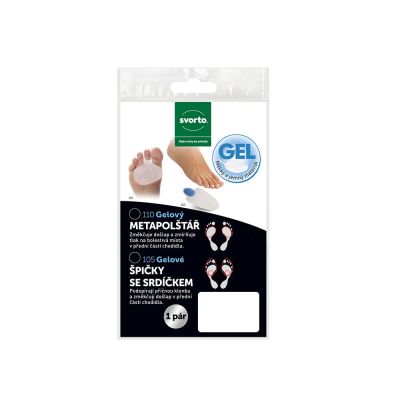 Метатарзални гел подложки Svorto Gel metatarsal pad