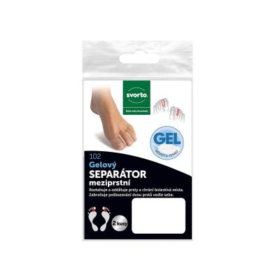 Гел сепаратор на пръстите Svorto Gel toe separator