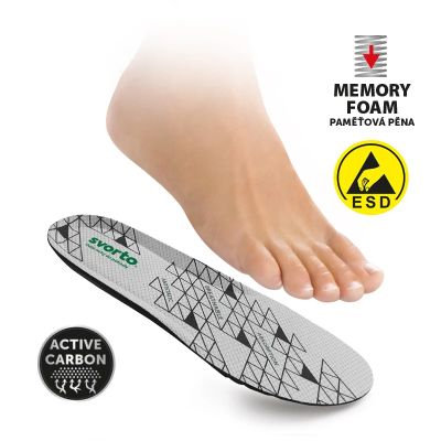 Анттибактериални стелки с мемори пяна Svorto Memory 