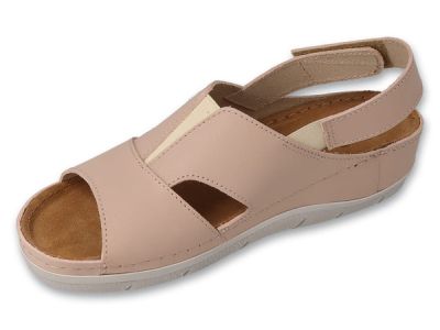 Дамски анатомични сандали от естествена кожа, Dr Orto 158D261, Бежови