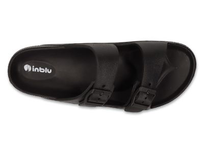 Анатомични чехли Inblu с катарами, EVA пяна - черни