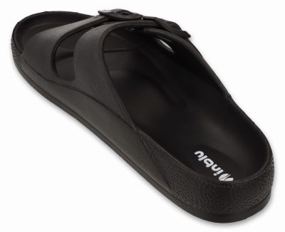 Анатомични чехли Inblu с катарами, EVA пяна - черни