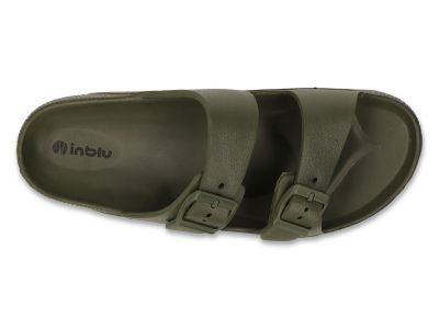 Анатомични чехли Inblu с катарами, EVA пяна - каки