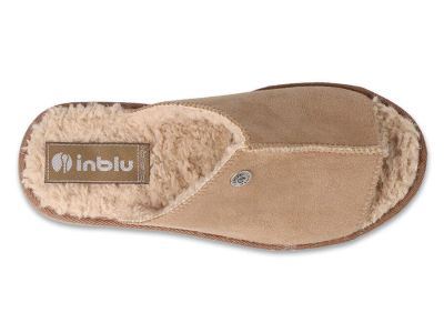 Луксозни домашни чехли с отворени пръсти Inblu 155D160, Бежови