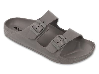 Анатомични чехли Inblu с катарами, EVA пяна - сиви