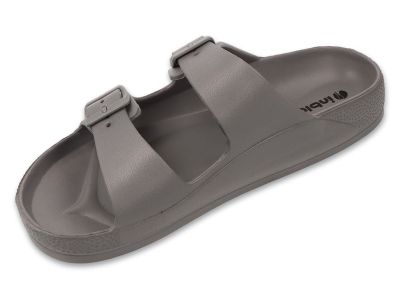 Анатомични чехли Inblu с катарами, EVA пяна - сиви