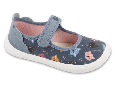  Befado Боси детски балерини с аромат на дъвка и принт на котенца