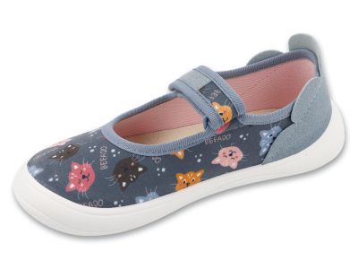  Befado Боси детски балерини с аромат на дъвка и принт на котенца