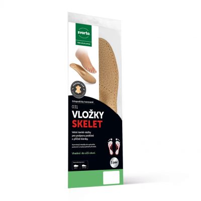Ортопедични кожени стелки Svorto Skelet insoles