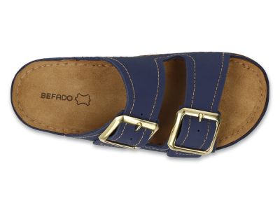 Дамски ортопедични чехли Befado Home & Go 158D302, Сини