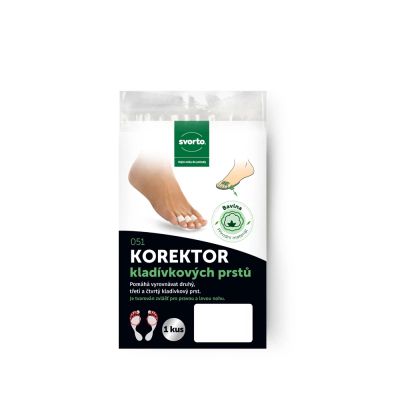 Троен коректор за пръст чукче Svorto 