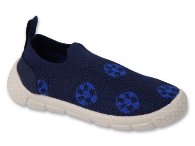 Befado Honey 102X013 Детски пантофи slip-on cut, Сини с топки