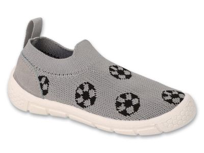 Befado Honey 102X016 Детски пантофи slip-on cut, Сиви с топки