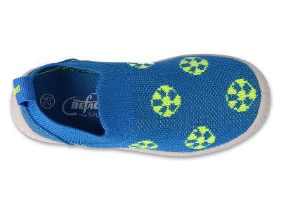 Befado Honey 102X014 Детски пантофи slip-on cut, Сини с топки