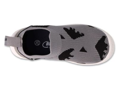 Befado Honey 102X005 Детски пантофи slip-on cut, Сиви с динозаври