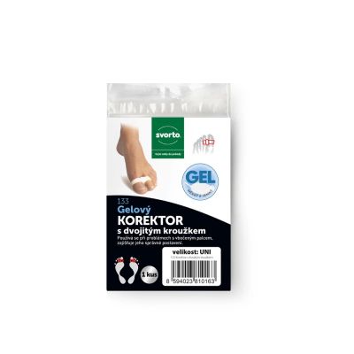 Силиконов разделител за пръсти Svorto Double ring
