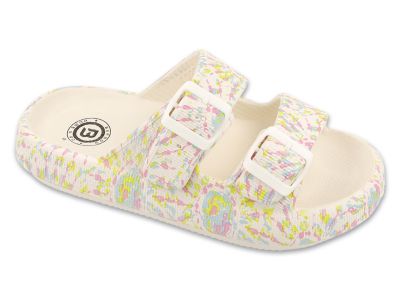Дамски джапанки с катарами Befado Home&Go 159D130 - пъстри