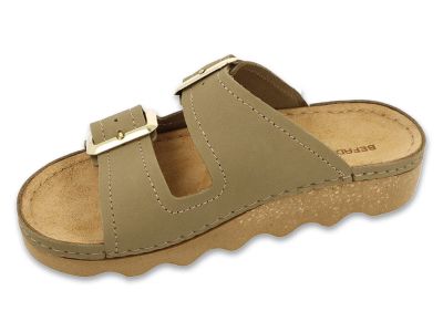Дамски ортопедични чехли Befado Home & Go 158D300, Резедави