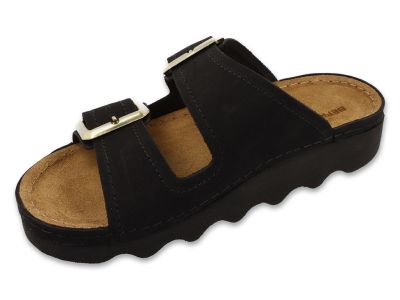 Дамски ортопедични чехли Befado Home & Go 158D299, Черни