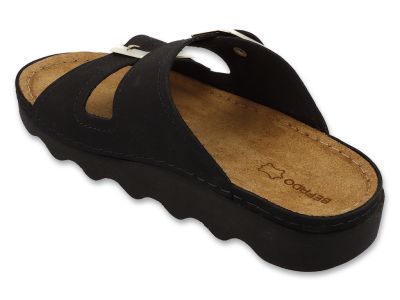 Дамски ортопедични чехли Befado Home & Go 158D299, Черни