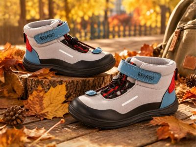 Детски barefoot боти Befado Freezy 006X012 сиви – подметка S