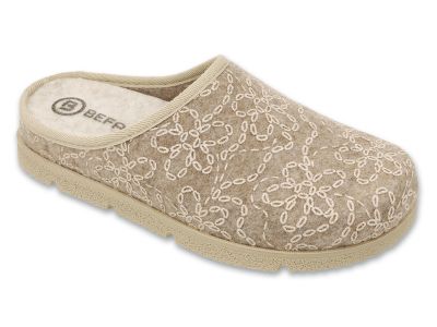 Дамски филцови пантофи Befado Home & Go 155D235 - бежови