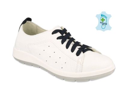 Ортопедични спортни обувки с връзки Dr Orto Casual 156D009, Бели