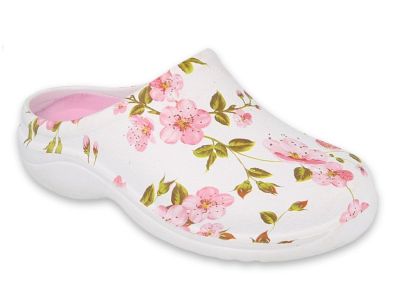 Ортопедично сабо с подвижна стелка Dr Orto Med 154D101, Бяло с розово