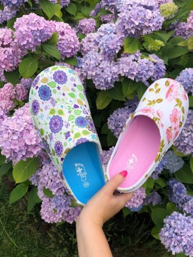 Ортопедично сабо с подвижна стелка Dr Orto Med 154D101, Бяло с розово