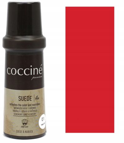  Coccinè Suede Течна боя велур и набук 75 ml, Червена