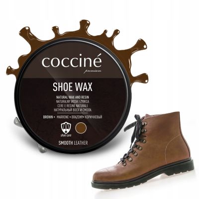  Coccinè Shoe Wax Вакса за обувки с натурални смоли и восък Carnauba, Кафява