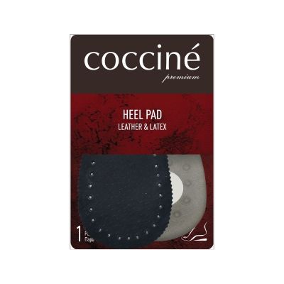 Kожени стелки за пети  Coccinè Heel Pad Leather&Latex, Черни