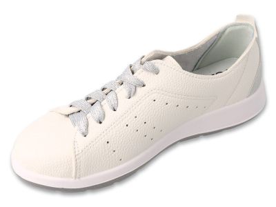 Ортопедични спортни обувки с връзки Dr Orto Casual 156D025, Бели със златисто