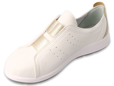 Ортопедични спортни обувки без връзки Dr Orto Casual 156D027, Бели със златисто