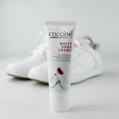 Крем-боя за бели маратонки Coccinè Sneakers White shoe creme, 75 ml
