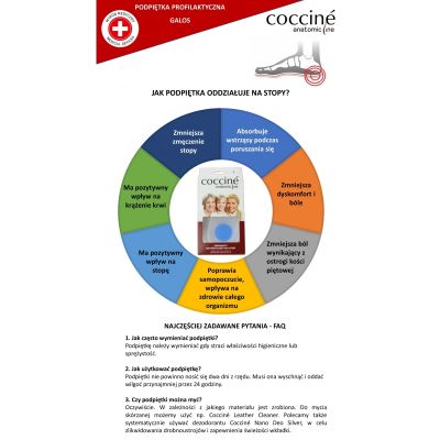  Силиконови подложки при диабет и болки в петите Cocciné Galos 