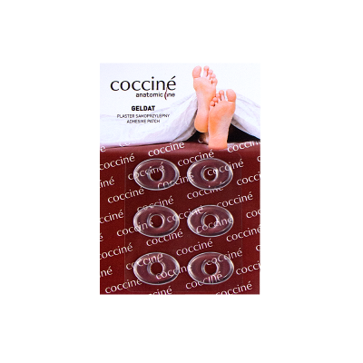 Cамозалепващи гел пластири за мазоли Coccinè Geldat, 6 бр.