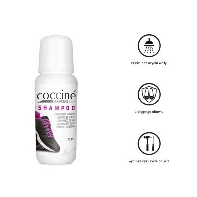 Шампоан пяна за маратонки Cocciné Shampoo Sneakers Line 75 ml