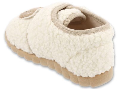 Befado Flexi B-soft System 465P219 Бебешки пантофки с пяна, Бежови с мече