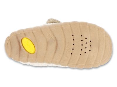 Befado Flexi B-soft System 465P219 Бебешки пантофки с пяна, Бежови с мече