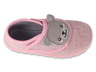 Befado Flexi B-soft System 454P037 Бебешки пантофки с пяна, Розови